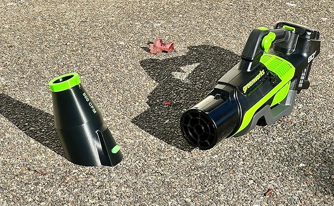 ArloCatcher Car Drying Nozzle for Greenworks Leaf Blower - Durable ABS Body with Soft TPU Tip - Compatible with Greenworks 80V 800 (BLB479)/750 CFM 60V 780/660 CFM Leaf Blowers