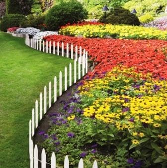 Greenes Fence Cedar Wood Garden Picket Fence White 16 H x 8' L (6-Pack 48' Total)