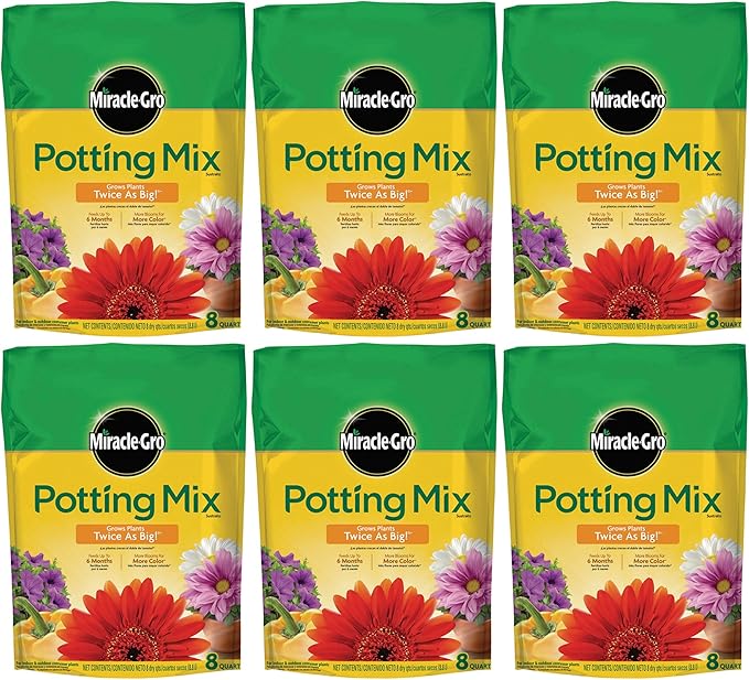Miracle-Gro Potting Mix 8 QT MGRO POTTING MIX 6-Pack