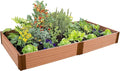 Frame It All One Inch Series 4ft. x 8ft. x 11in. Composite Raised Garden Bed Kit