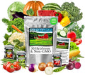 20000+ Heirloom &amp Non-GMO Seed Vault. 30+ Diverse Fruit &amp Vegetable Varieties for Planting a Sustainable Home Garden. Long-Term Storage Bucket. by B&ampKM Farms (3)