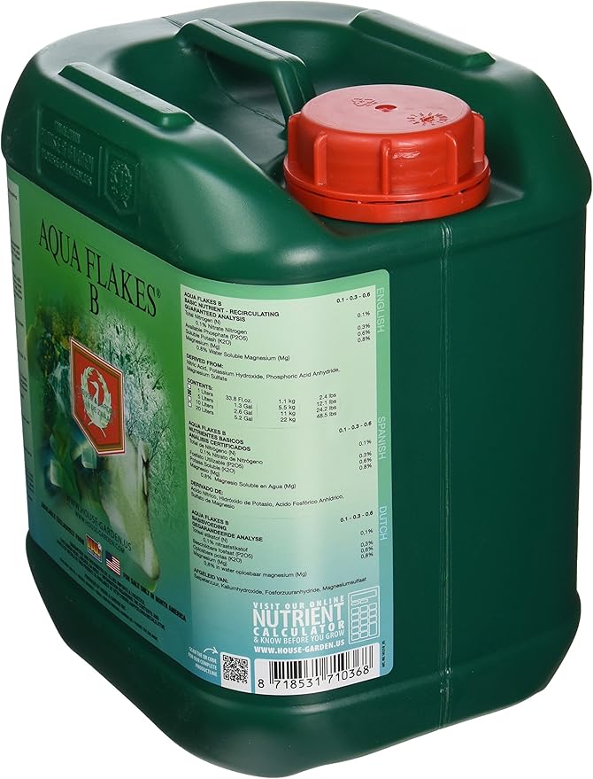 House &amp Garden HGAFB05L Aqua Flakes 5 L fertilizers Natural