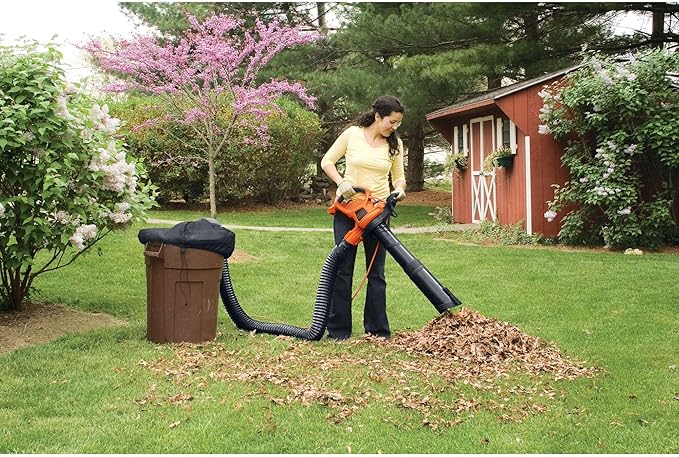 BLACK+DECKER BLACK+ DECKER Leaf Blower Hose Attachment for Corded Leaf Blowers Attachment Only 8ft (BV-006)