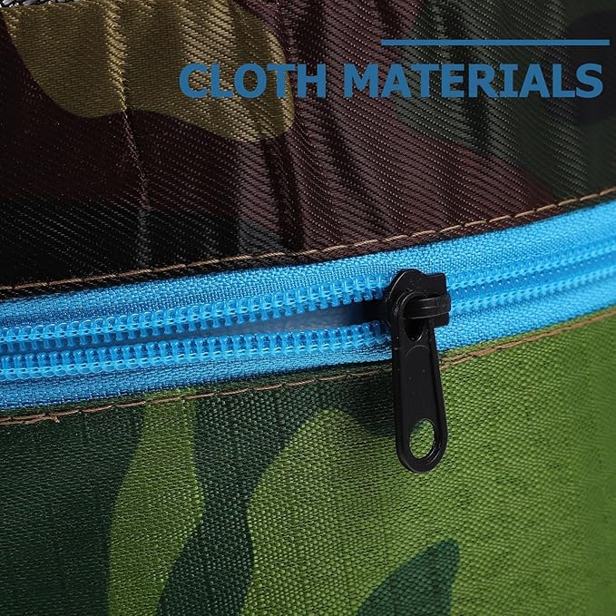 Portable Small Camping Foam Stool Lightweight Multifunctional Gardening Kneeler Seat with Camouflage Cover for Outdoor Activities and Rest