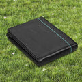 Weed Barrier Landscape Fabric 4 * 100FT Heavy Duty Garden Weed Fabric Woven PP Weed Control Fabric Driveway Fabric Geotextile Fabric for Landscaping Ground Cover Weed Blocker Weed Mat Black