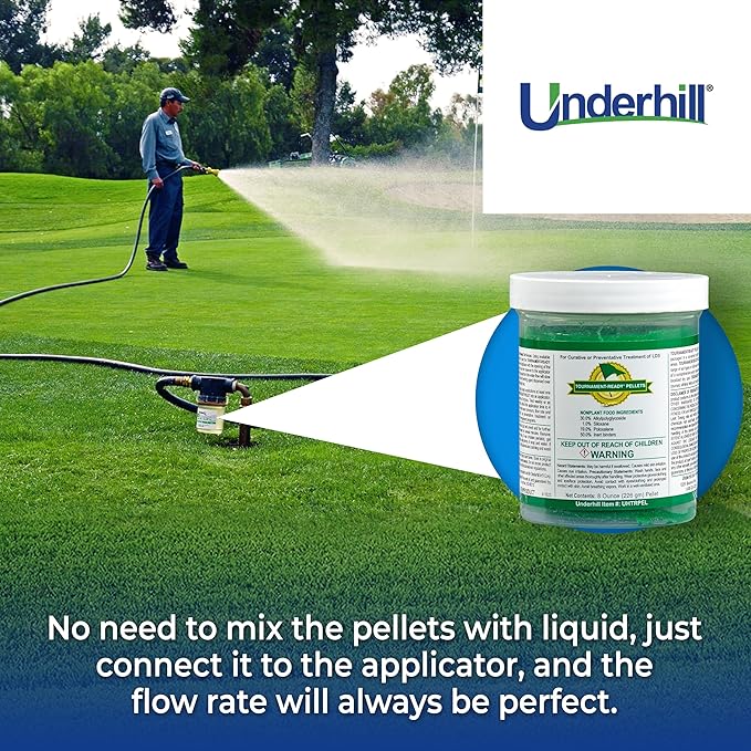 Underhill UHTRPEL Tournament-Ready Wetting Agent Pellets Soil Surfactant for Lawn Garden Turf Grass Golf Greens 24 Tablets