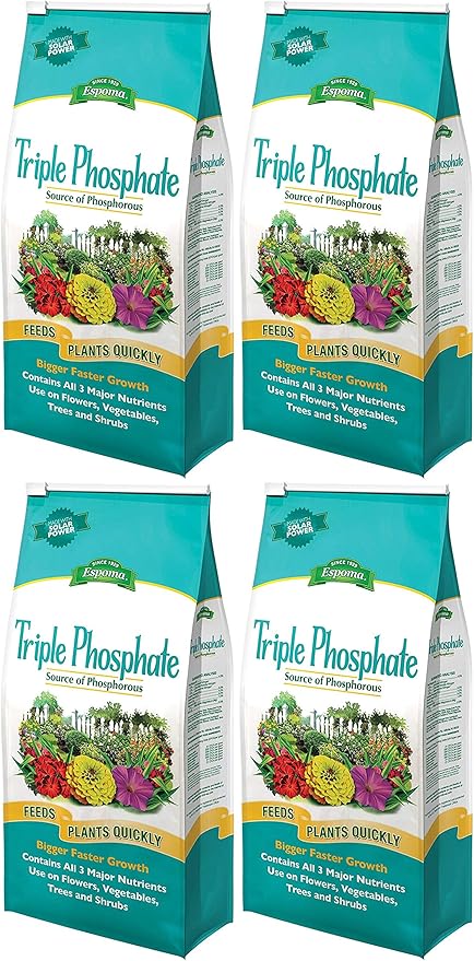 Espoma TP6 Triple Phosphate Fertilizer 6.5-Pound 4 Pack