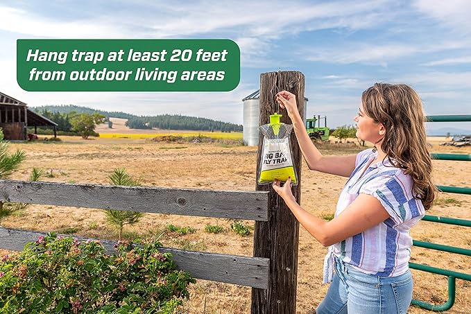 RESCUE! Big Bag Fly Trap – Disposable Outdoor Use - 10 Traps