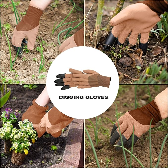 Garden Kneeler and Seat Garden Folding Bench with Tool Pocket Garden Gloves and Soft EVA Kneeling Pad