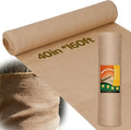 40 Inch x 160 Feet Garden Burlap Fabric - Heavy Duty Burlap Roll High Density Jute Fabric Natural Burlap for Plant Protection Weed Barrier Wedding Decor and DIY Crafts