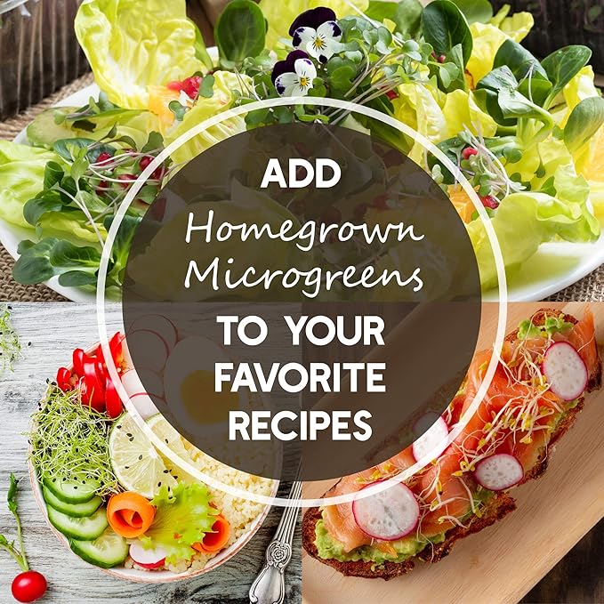 Handy Pantry Pro Micro Jute Microgreens Grow Mats 10x10 Inches for 1010 Growing Trays - Pack of 100 Pads - Hydroponic Grow Media for Micro Greens &amp Wheatgrass