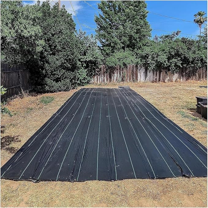 Heavy Duty Weed Control Membrane - Extra Wide Ground Cloth - Durable Polypropylene Fabric 0.4m to 1.5m Widths(1mx180m)