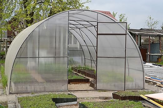 Be Cool Solutions Polycarbonate Panel Twin Layer 4mm Sheet 5 Pack 2' (W) X 6' (L)- Cold-Flexible Clear Strong Impact and Shatterproof - All-Weather Outdoor Garden and Greenhouse Covering