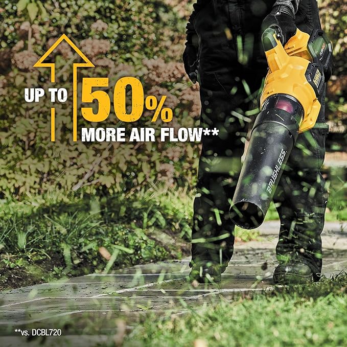 DEWALT FLEXVOLT 60V MAX* Blower 125 MPH 600 CFM (DCBL772X1)