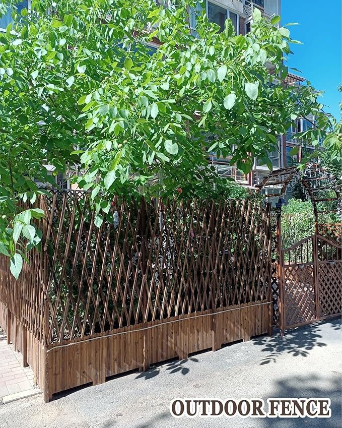 LTSRLL Garden Trellis Expandable Plant Climbing Support Decorative Fence Lattices 30x190cm 50x190cm 50x190cm 60x185cm 70x275cm 85x275cm 107x250cm Privacy Hedge Screen(H121)