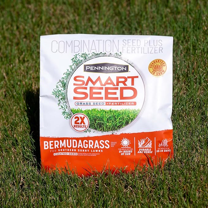Pennington Smart Seed Bermudagrass Mix with 2x faster results 8.75 LB