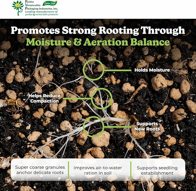 Super Coarse Vermiculite Natural and Odorless Mix - Professional Use for Gardening Packaging and Industrial 4 Cubic Feet