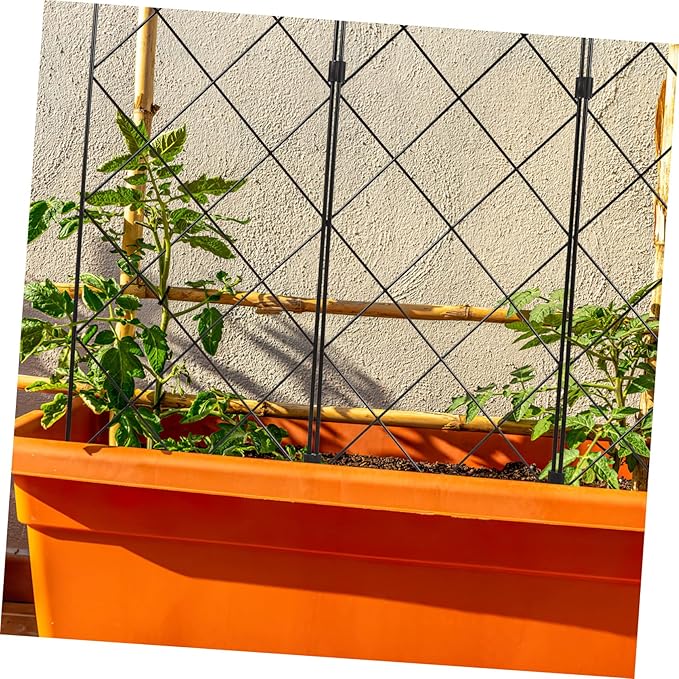 Folding Plant Support Stand Garden Trellis for Vine Plants Climbing Fruits