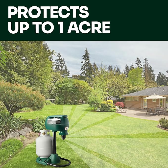 Mosquito Magnet MM4200B Patriot Plus Mosquito and Flying Insect Trap and Killer - Outdoor Fly Trap Protects Up to 1 Acre Green