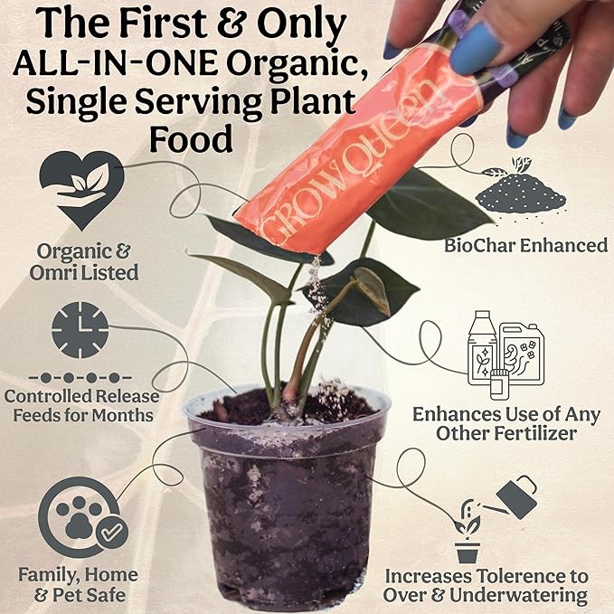 Perfect Plant Health Trio – Organic 5-5-5 Liquid Plant Food + All-in-One Dry Fertilizer + Premium 8-QT Aroid Mix – Universal Sustainable Pet-Safe Growth System