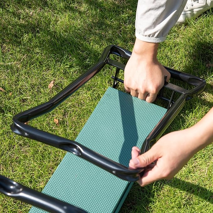 Padded Garden Kneeler &amp Seat Bench