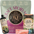 Perfect Plant Health Trio – Organic 5-5-5 Liquid Plant Food + All-in-One Dry Fertilizer + Premium 8-QT Aroid Mix – Universal Sustainable Pet-Safe Growth System