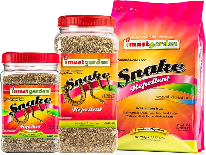 I Must Garden Snake Repellent: Powerful All-Natural Protection - 5lb Bag