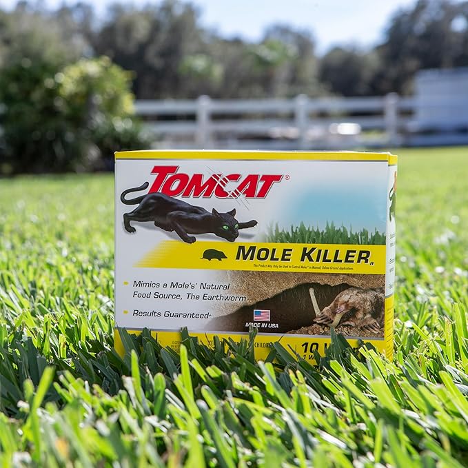 Scotts and Tomcat Repair The Lawn Bundle Includes Mole Killer Grub Killer and Grass Repair Products