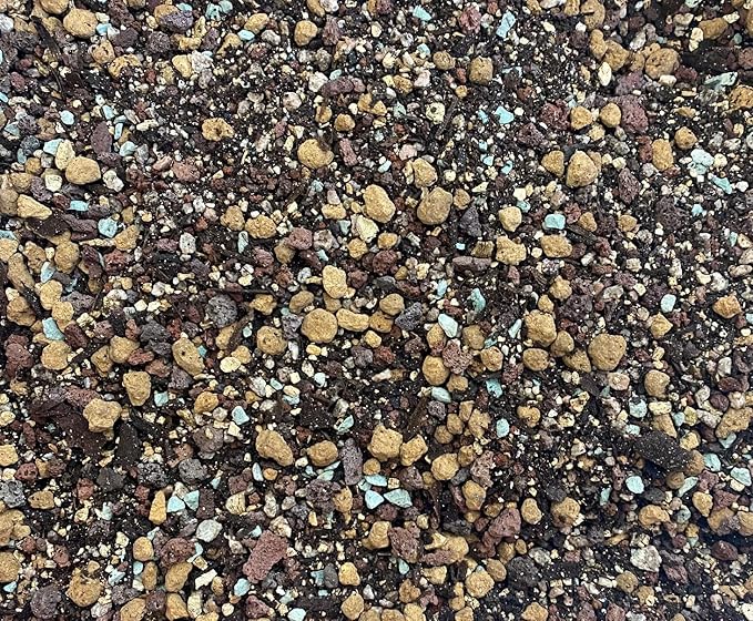 2 Gal. Premium Mixed Akadama Cactus &amp Succulent Soil with Lava Rock Maifan Stone &amp Green Zeolite - Medium Grain 6 mm～10 mm