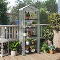 S AFSTAR Portable Greenhouse with Shelves 27 x 19 x 75 Green House with 5 Tiers Mesh Shelves &amp Roll-Up Door Small Greenhouse Mini Growing House Greenhouses for Outdoors Garden Patio Backyard
