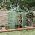 57x29x77 Inch Greenhouse for OutdoorPortable Walk in Greenhouses with Thicken PE CoverDurable Green House Kit with Window Vent 3 Tier 12 Shelves for Indoor Backyard Outside