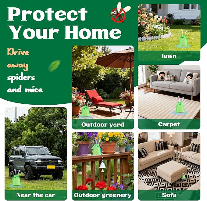 24 Pack Mosquito Repellent Outdoor Patio - Mosquito Repellant Indoor &amp Outdoor for Yard Home Patio Travel Camping Front Door Mosquito Repellent Balls Keep Mosquitoes Away from Door Patio
