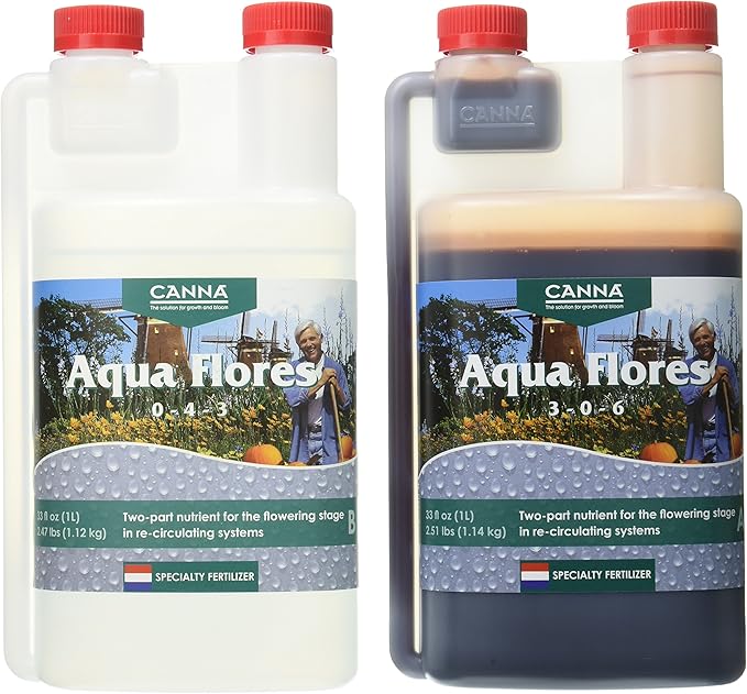 Canna Aqua Flores A &amp B 1 L Set of 2