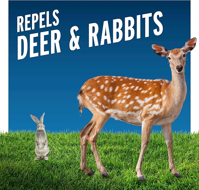 Liquid Fence Deer And Rabbit Repellent Granular 5 Pounds Harmless To Plants And Animals(Pack of 4)