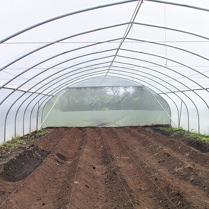 28 ft Wide and 60 ft Long Clear Greenhouse Plastic Sheeting | 6 Mil 4 Year UV Resistant Polyethylene