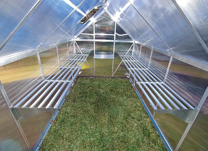 Palram - Canopia Heavy Duty Greenhouse Shelf Bundle (4 piece)