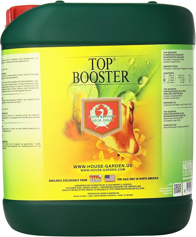 House &amp Garden HGTBS05L Top Booster Fertilizer 5 L