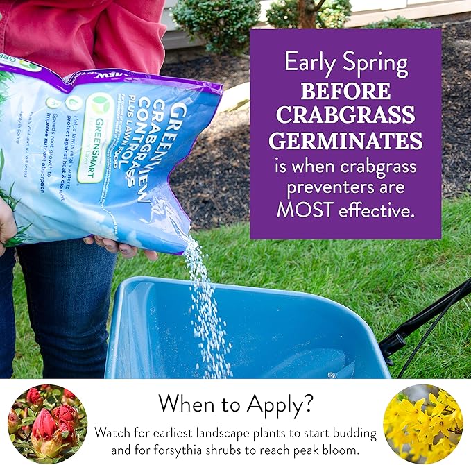 GreenView Crabgrass Control Plus Lawn Food - 13.5 lb. Bag - Covers 5000 sq. ft