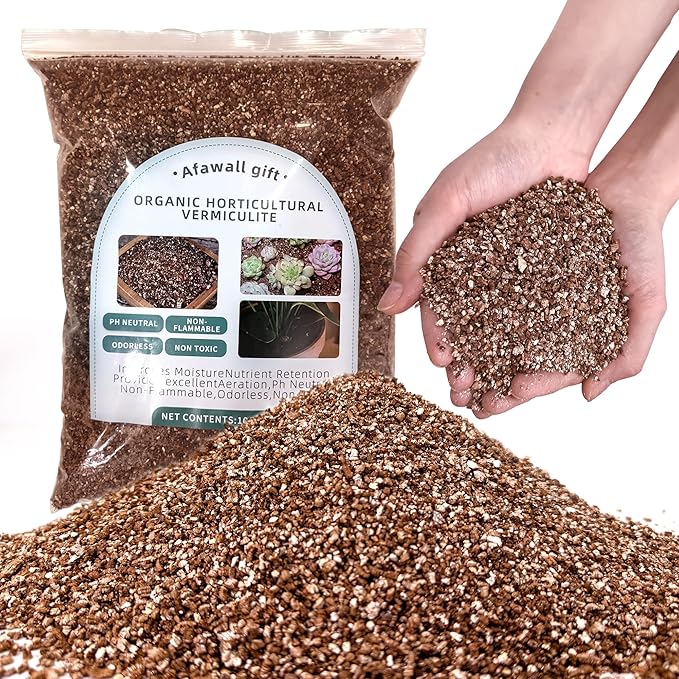 Organic Vermiculite Bulk2QT Perlite for Plants Organic Perlite Horticultural Soil Amendment for Indoor