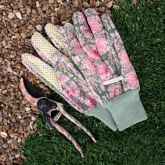 The Leonardo Collection William Morris Pimpernel Garden Tool Set for Gardening | Ideal Tool Kit &amp Gardening Gifts for Women &amp Men | Durable Garden Tools &amp Hand Tools for Daily Garden Work