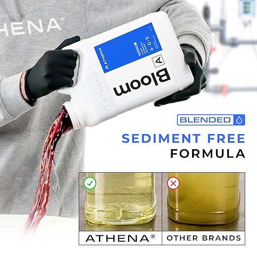 Athena Blended Bloom Part A - Bloom Liquid Fertilizer for Flowering &amp Fruit-Producing Plants | Coco Soil and Hydroponic Bloom Booster Flower | 4-0-5 | 1 Gallon