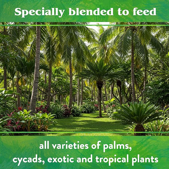 Down To Earth All Natural Fertilizers Organic Palm Tree - Plant Food for Palms Cycads Exotic and Tropical Plants 6-2-8 5 lb