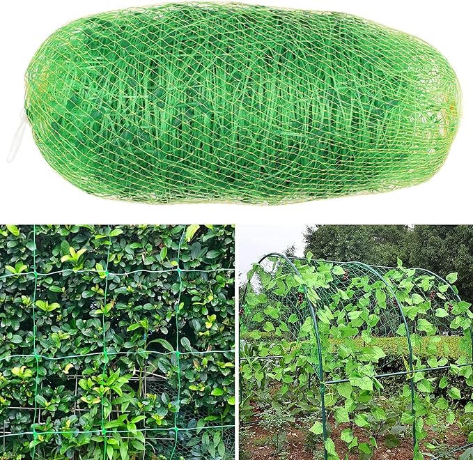 Plant Trellis Netting Garden Trellis Netting for Climbing Plants Mesh Plant Grow Supports for Vegetables Clematis CucumberTomatoes and Vine Plants Green C