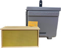 Honeybee Swarm Trap-THE INTERCEPTOR PRO Complete Kit ASSEMBLED With Frames Foundation Lure &amp REAL Beeswax Coating (also includes tree strap &amp hooks)