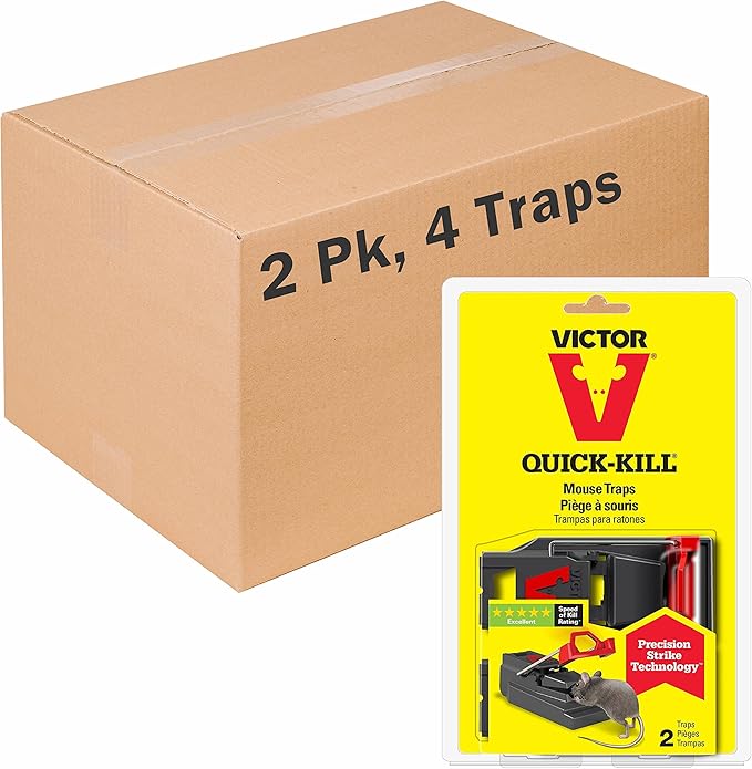 Victor Quick-Kill Mouse Trap - 2 Pack