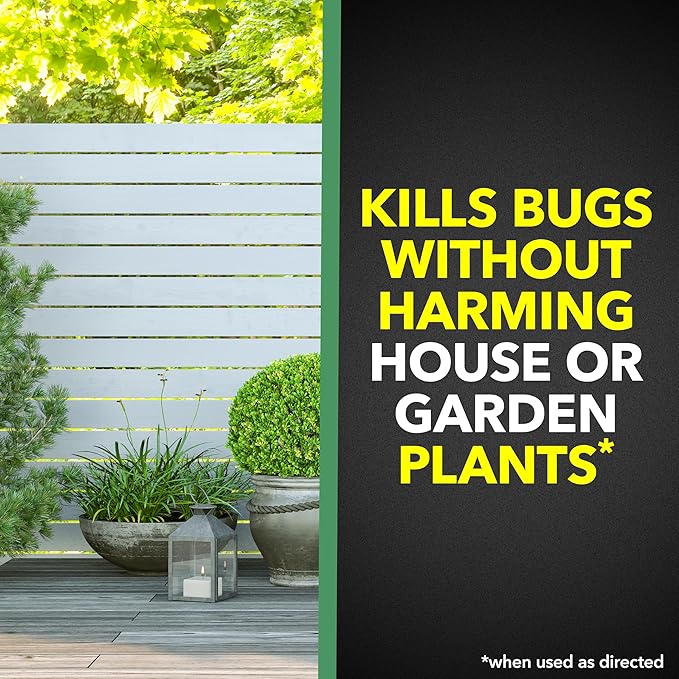 Raid House &amp Garden Insect Killer Spray Orange Scent 11 Ounce (Pack of 4)