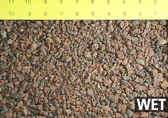 10 Cups Pre Mixed Pumice Red Lava Turface for Cactus &amp Succulent Bonsai Tree Soil Mix - Medium Grain Inorganic Additive (2.5Q INORG M)