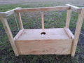 Armadillo Traps by Fat-RAY These Traps are Scented from Live Armadillos. Made from 3/4 Treated Plywood with Marine Plywood Doors.