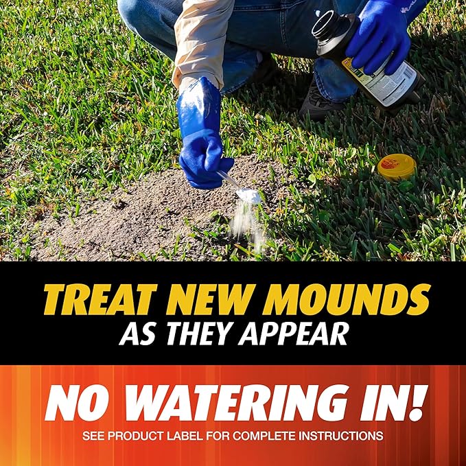 Ortho Orthene Fire Ant Killer1 Kills The Queen Destroys up to 189 Mounds Begins Working in 60 Minutes 14 oz. (2-Pack)