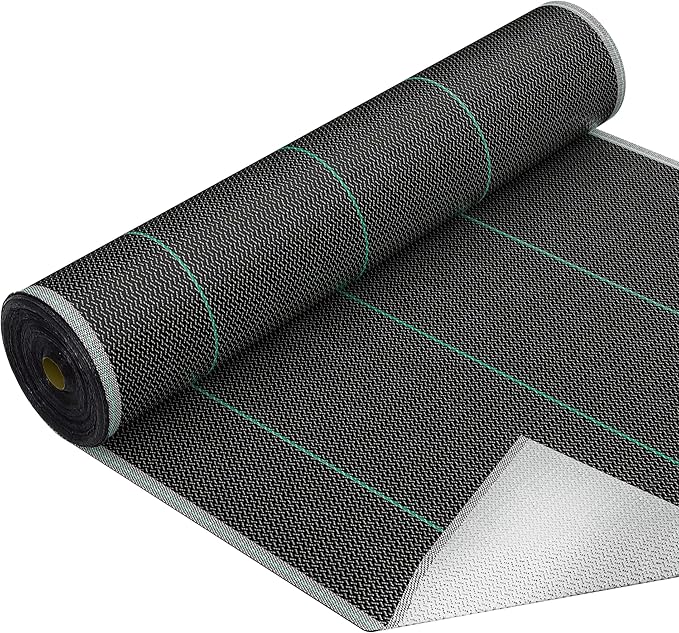 Hydro City Driveway Fabric15ft x100ft Road Fabric Heavy Duty 5oz Woven Landscape Fabric Garden Weed Barrier Fabric Weed Control Fabric Geotextile Fabric Ground Cover Weed Block Gardening